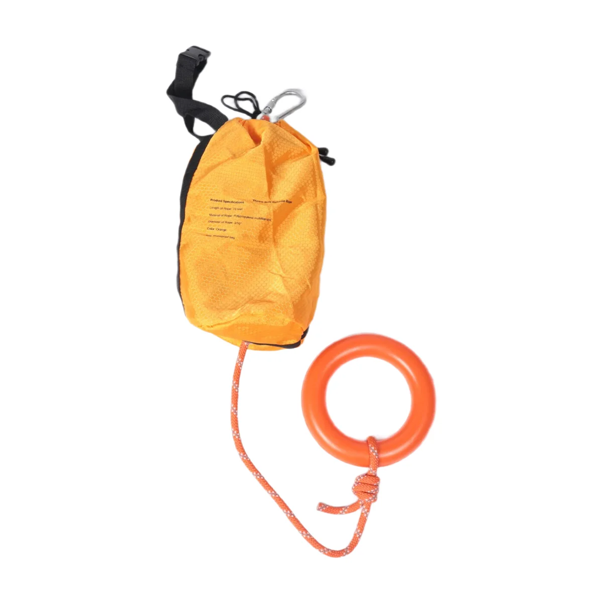 ABKM Reflective Throw Rope with Throw Bag for Water Rescue Flotation Rescue Ropes for Whitewater Boating Kayaking Ice Fishing