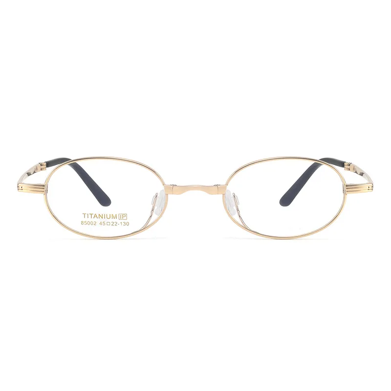 Xbora Ultra Light Men\'s Eyewear Frame Retro Square Optical Pure Titanium Folding Reading Women\'s Prescription Glasses NC85002