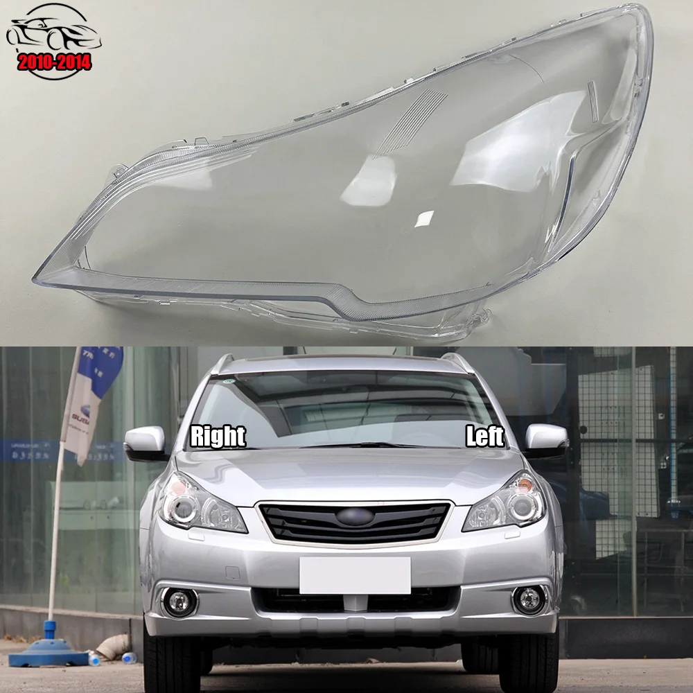 

For Subaru Outback Legacy 2010-2014 Headlight Cover Transparent Headlamp Lamp Shell Lens Replace Original Lampshade Plexiglass