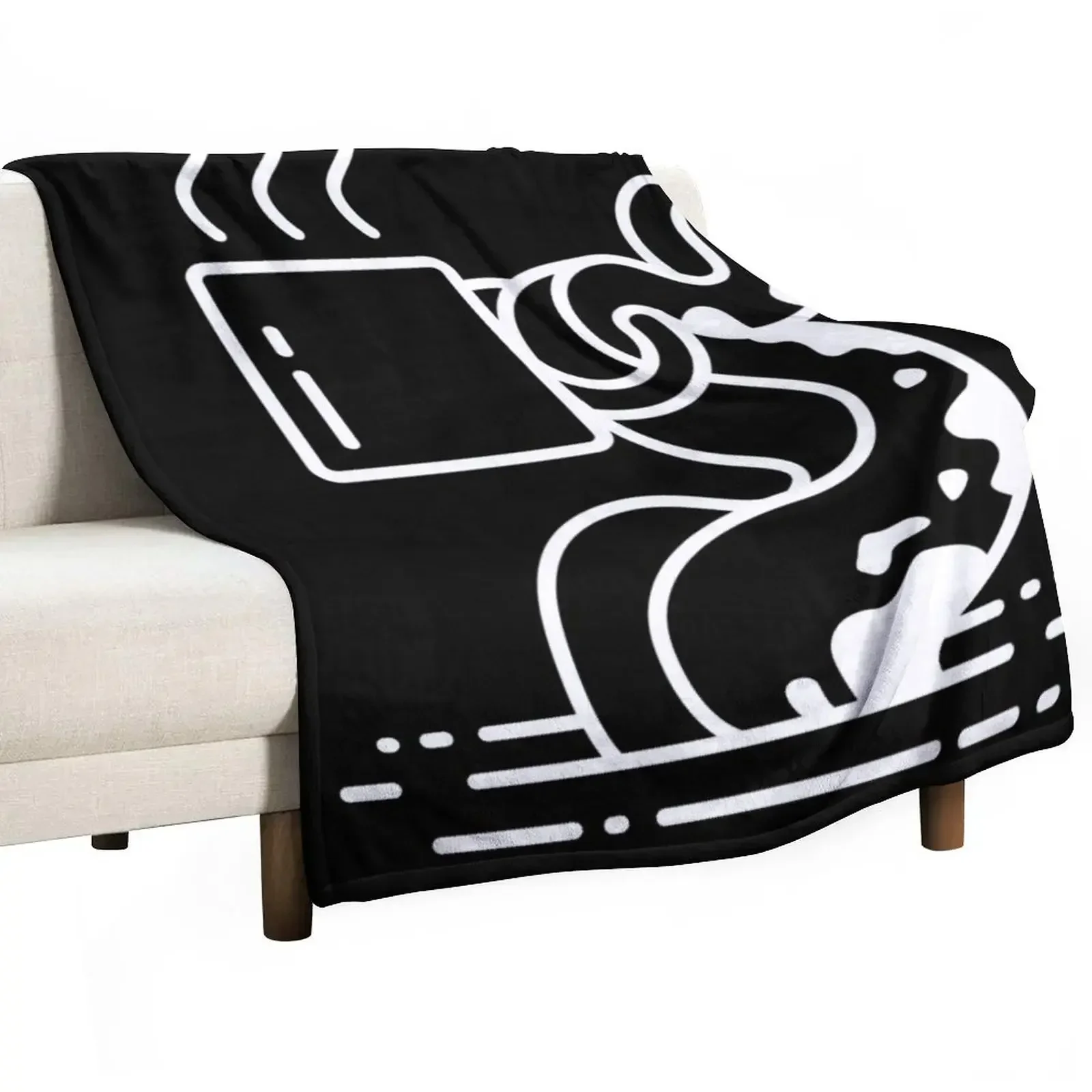 Gentle Tentacle Alt Throw Blanket Bed Fashionable Bed for babies Flannel Fabric Blankets