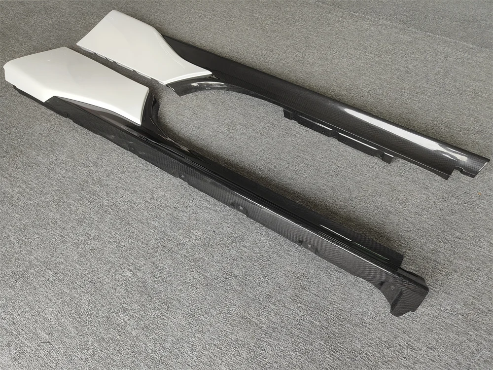 Used for Ferrari SF90  Genuine Carbon Fiber OEM Style Side Skirt Body Kit