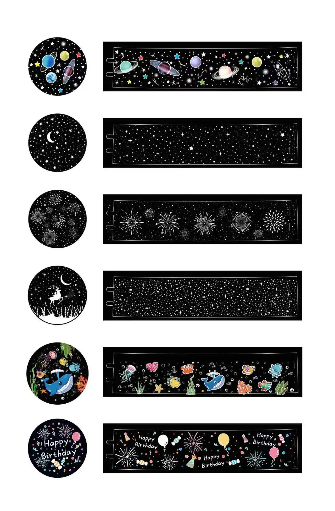 1pc Bow Rotating Star Light Projection 1200Mah For Bedroom Ceiling Atmosphere Night Lamp Childrens Birthday Gift with 6 Films ﻿