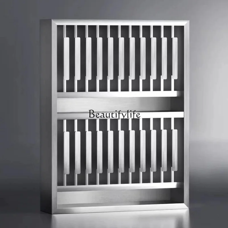 Armário de armazenamento de salão de beleza em aço inoxidável, barbeiro, rack de exibição especial de creme de tintura de cabelo