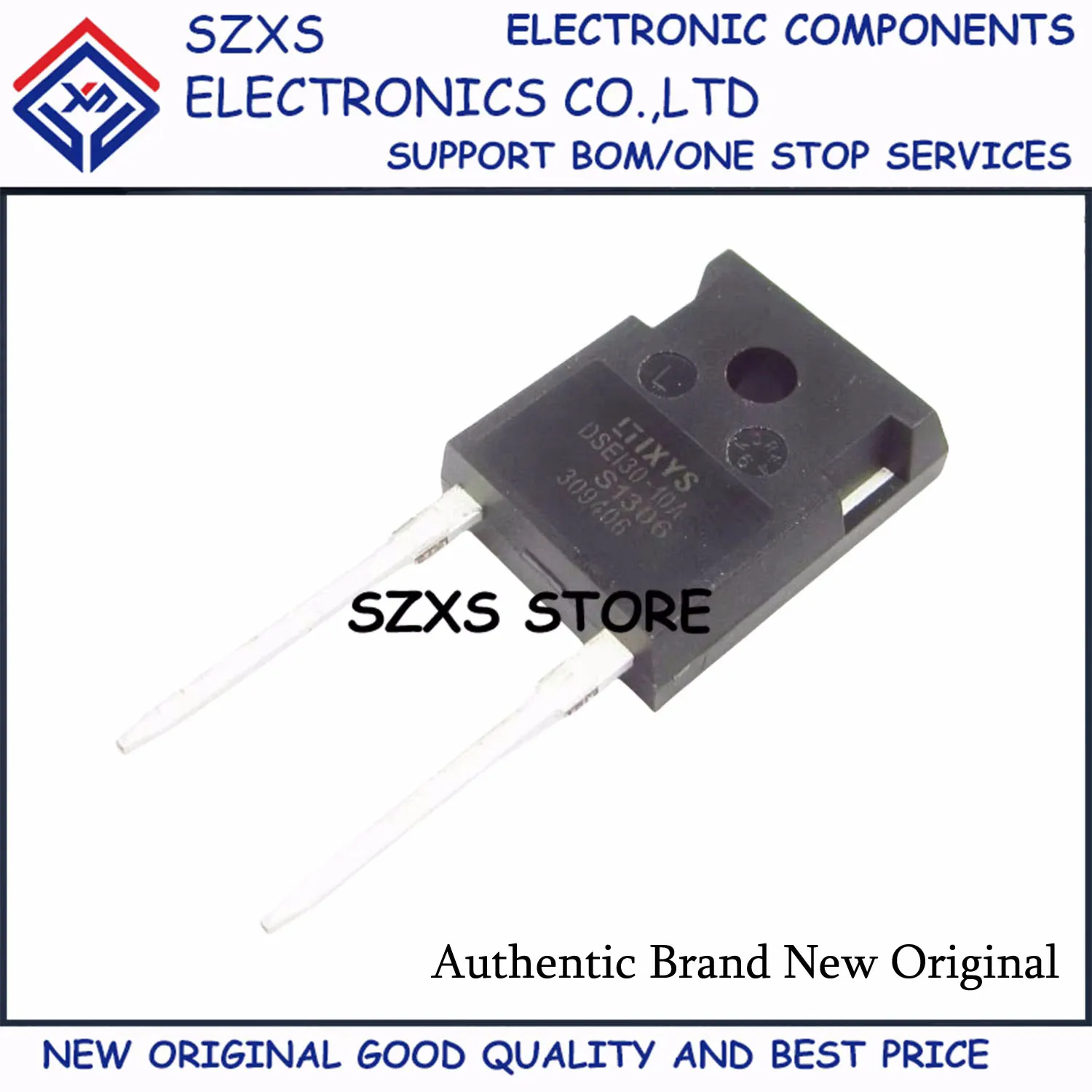 New Original 10Pcs DSEI30-10A DSEI30-12A TO-247 30A 1000V 1200V Fast Recovery Diode In Stock Electronic Components Good Quality