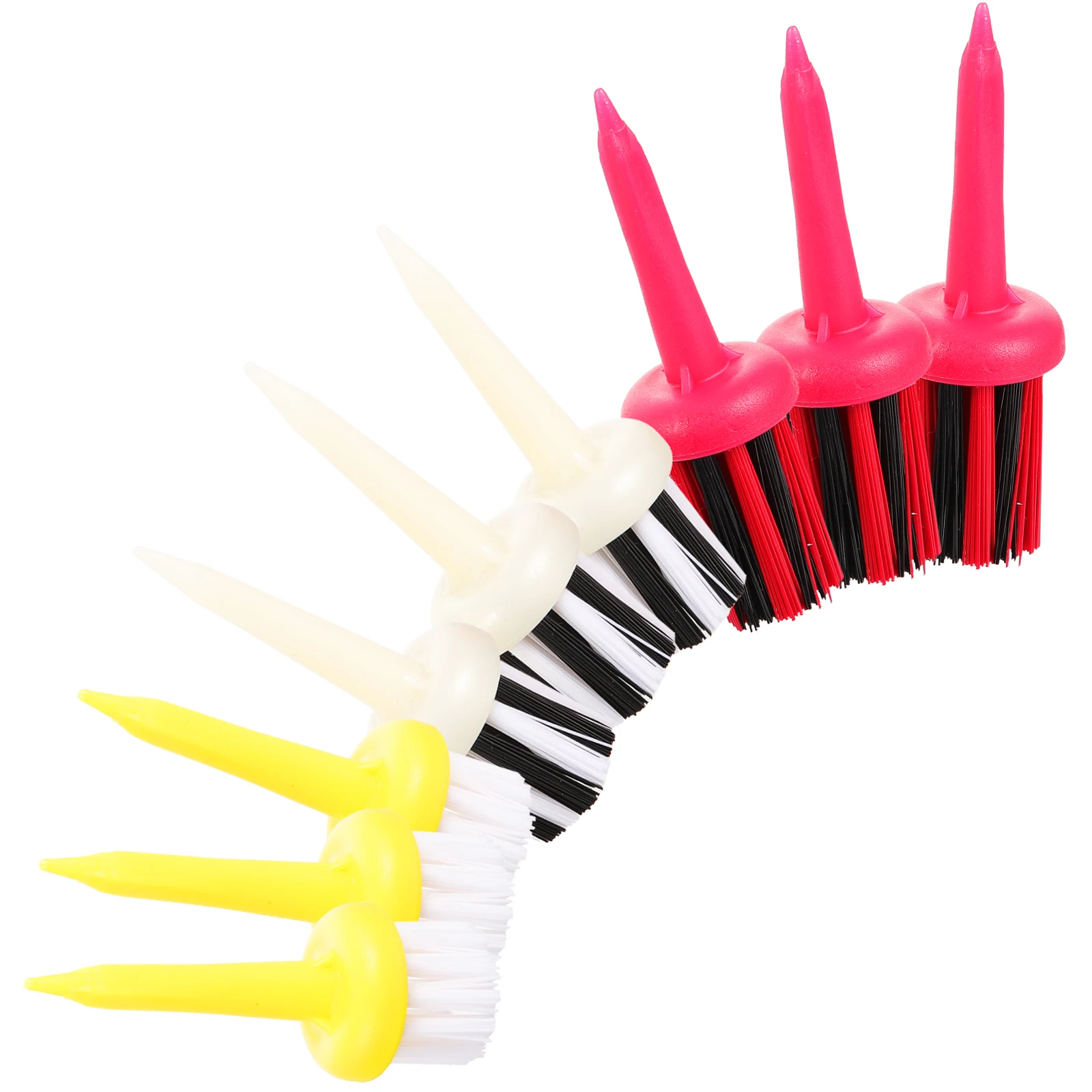 

9pcs Golf Brush Set Groove Cleaner For Golfing Bases Reusable Flexible Golfs Club Brush Golfing Practice Tool Golf Accessories