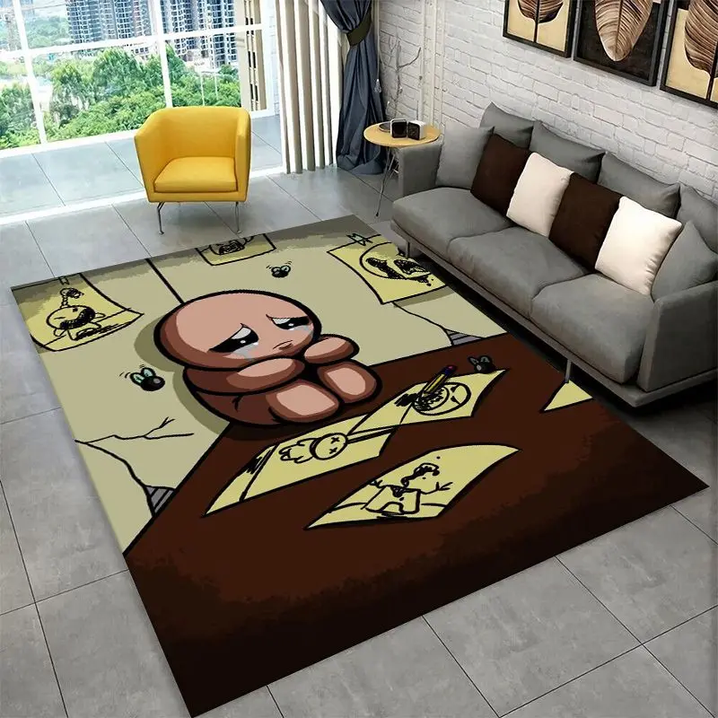 RPG Game The Binding Of Isaac Living Room Non-Slip Area Rug Soft Carpet for Bedroom Kids Playroom Sofa,Home Decor Doormat Gift