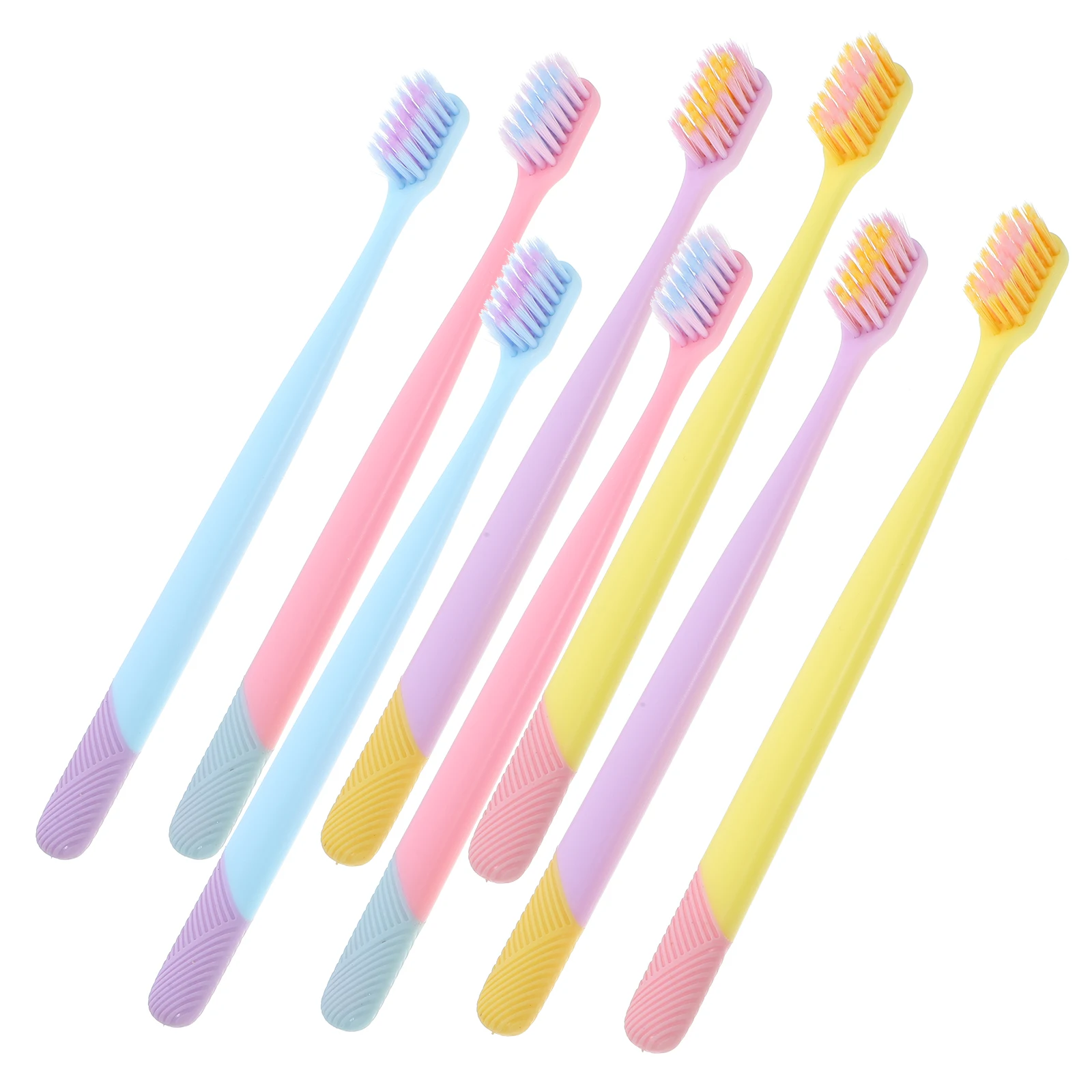 

10pcs Toothbrushes Soft Bristle Adult Daily Ergonomic Travel Manual Handheld PP Material Safe Durable Long Lasting