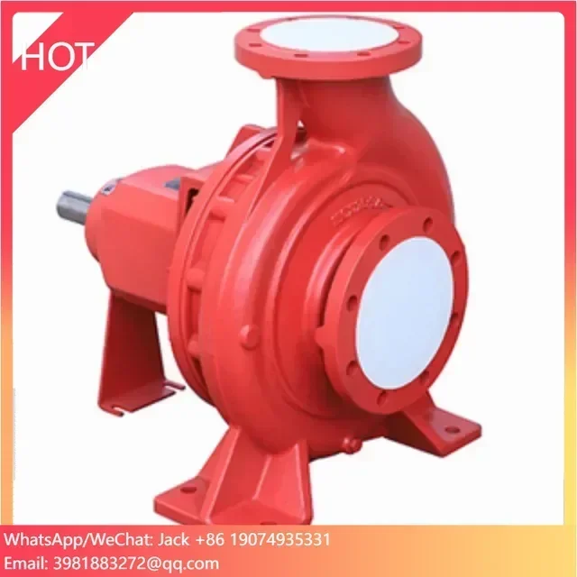 High Speed High Head Centrifugal Water Pump End Suction High Pressure Electric Engine Fire Fighting Pump System