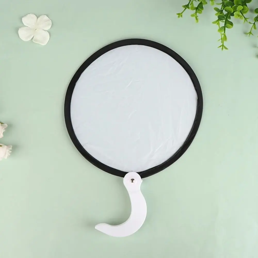 Performance Fan Portable Foldable Round Fans Simple Mini Blank Fan Plastic Decorative Fan Home