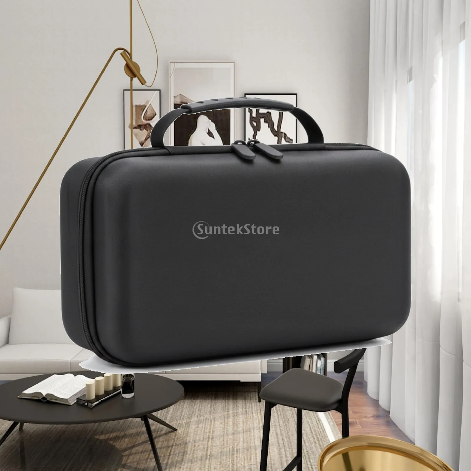 Coffee Maker Travel Case Shockproof Coffee Maker Bag with Handle Organizer Pouch Long-Lasting for Travelers, Camping, Office