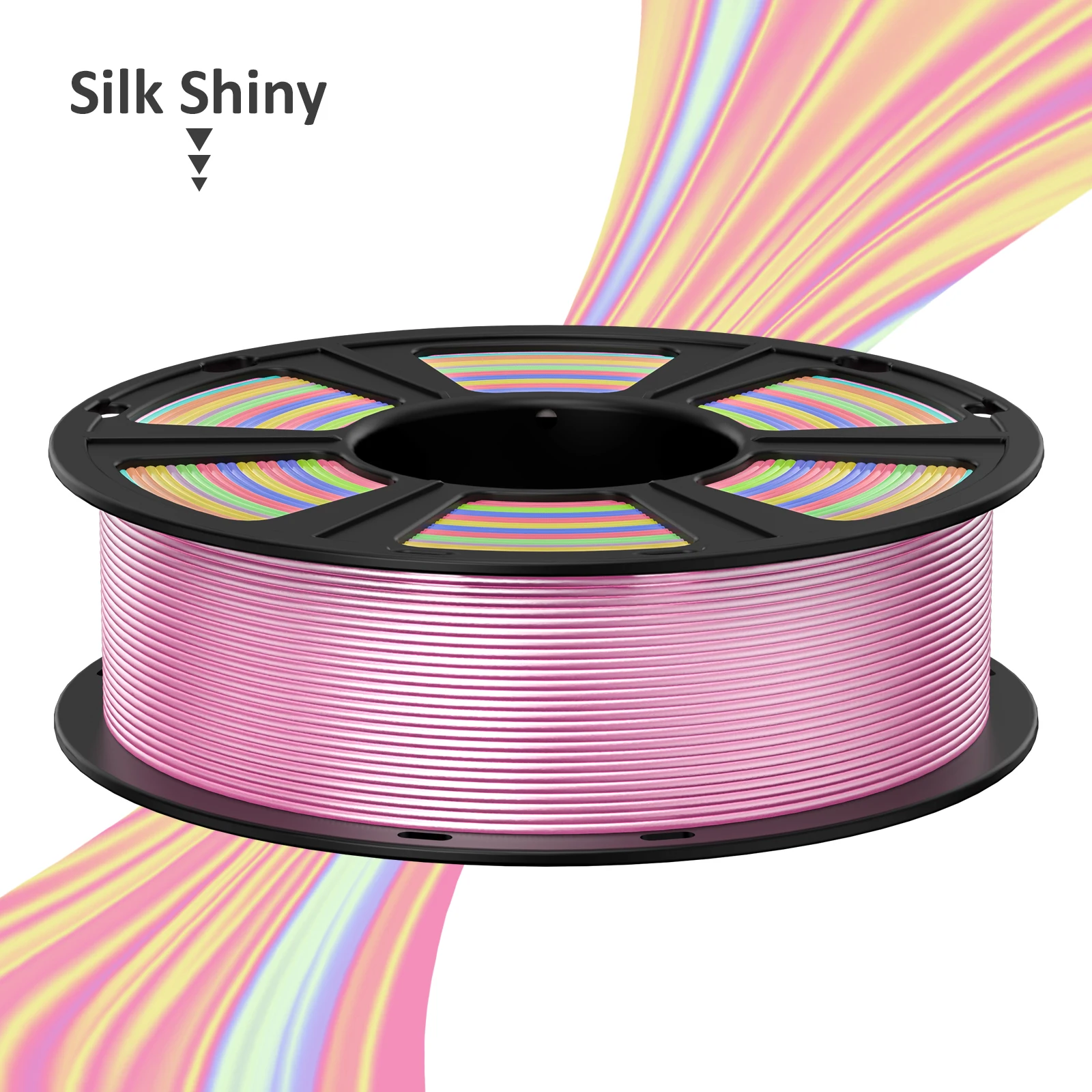 GEEETECH Silk PLA 3d Filament Wire 1kg 1.75mm Spool Wire Materiał do drukarek 3D Wkłady do druku 3D, szybka dostawa Opakowanie próżniowe — zdjęcie produktu 3