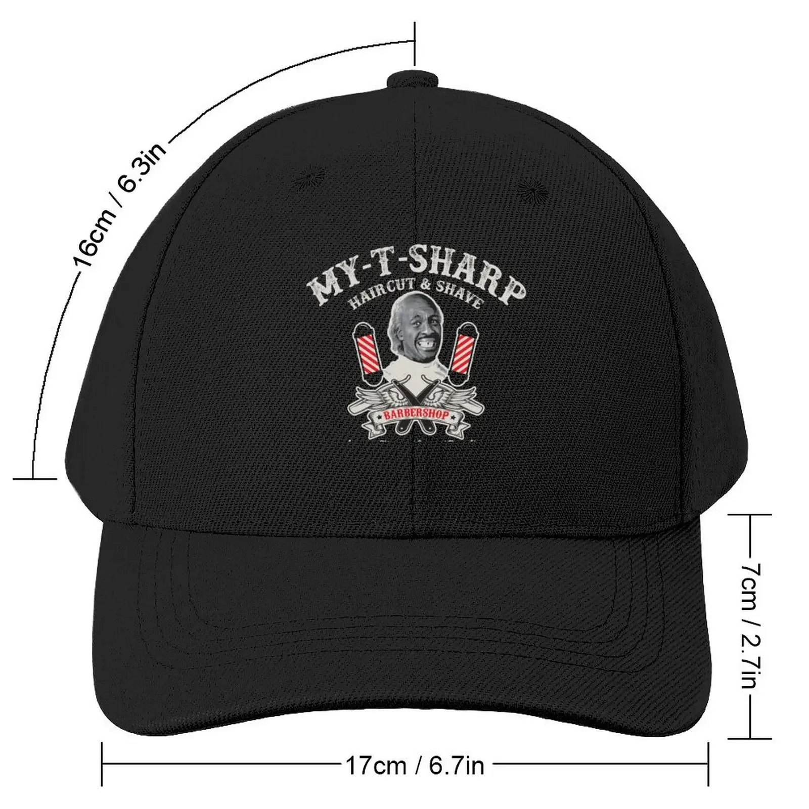 My T Sharp Barbershop and Shave Dks Baseball Cap Trucker Hat |-F-| tea Hat Anime Hat Hats Man Women's