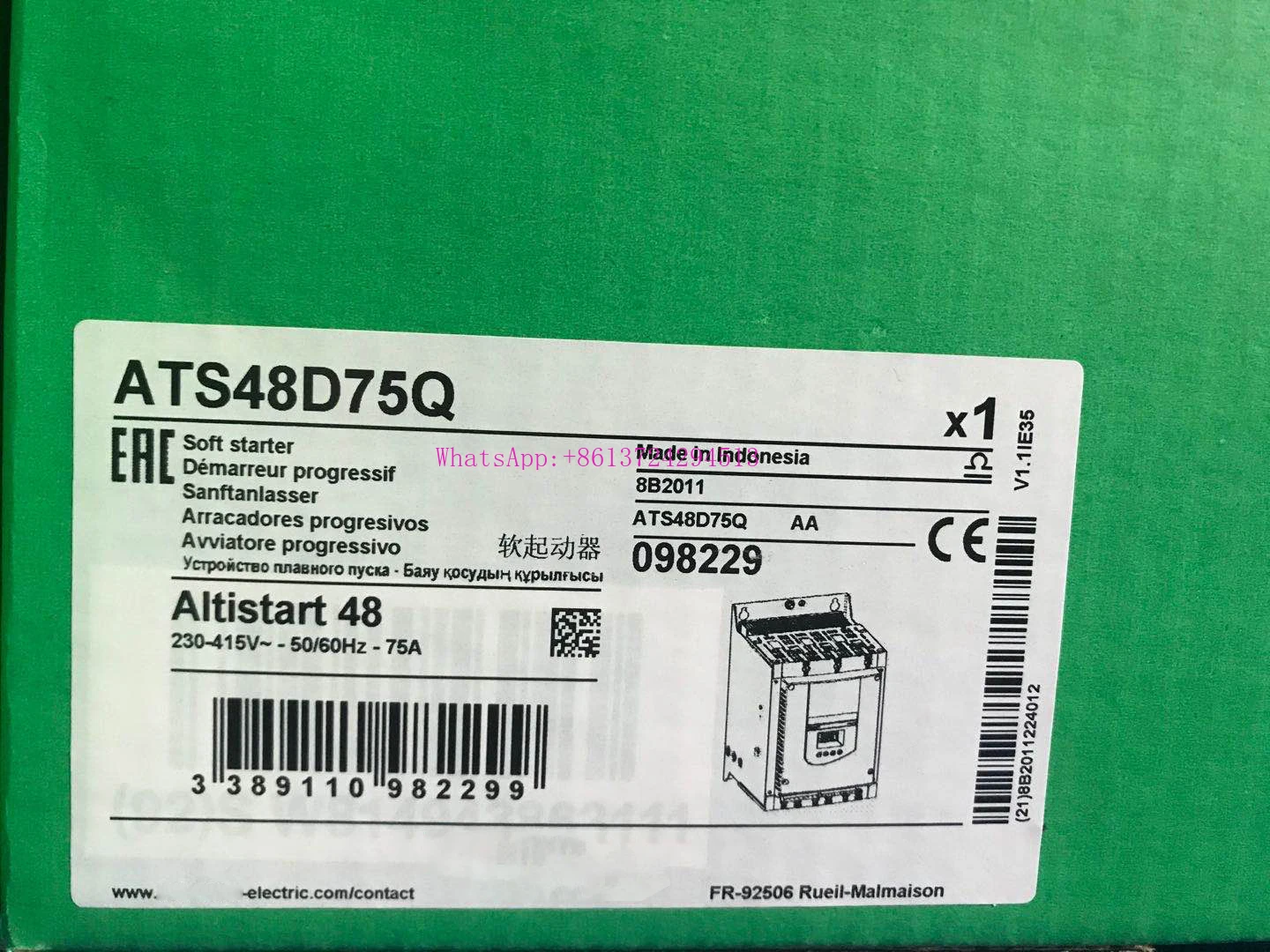 

New Original In BOX ATS48D47Q {Warehouse stock} 1 Year Warranty Shipment within 24 hours