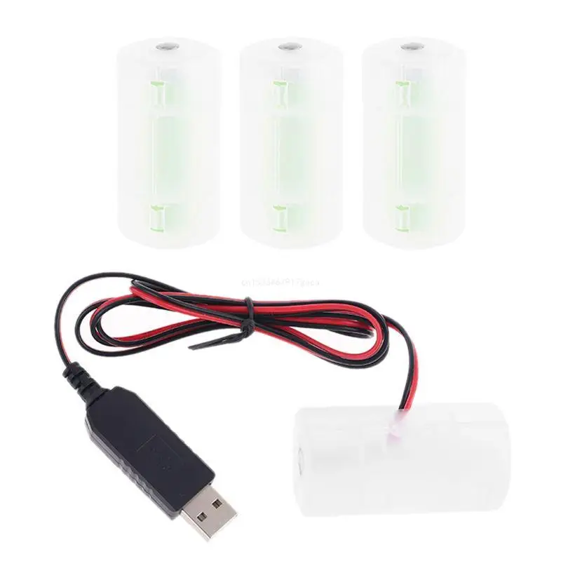 D Cell Battery USB Power Adapter Replacement D Cell Battery for Cook Dropship