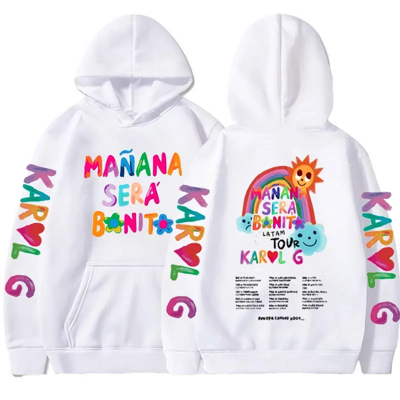 Karol GG Manana Sera Bonito Hoodie, Girls Tomorrow Will Be Beautiful Graphic Sweatshirt, Retro Music Sweatshirt, Casual CoupleKa