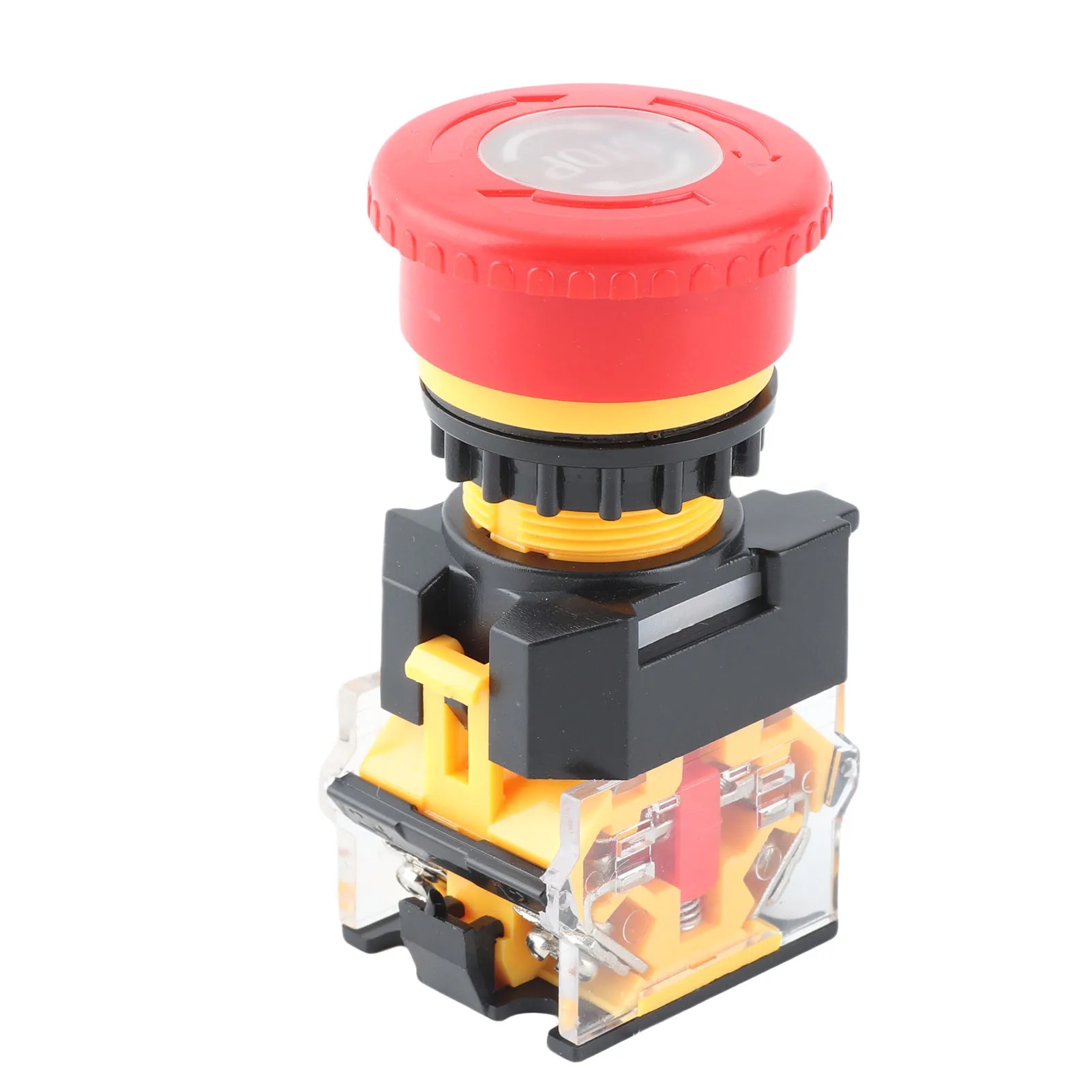 Emergency Button Emergency Stop  220 380V 22MM with Big Mushroom Head for Contactor for Relay for Electromagnetic Starter