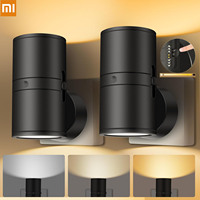 Xiaomi Night Light Plug Into Wall EU US UK Plug In Night Lamp With Dusk to Dawn LED Light Sensor 3 Colors Dimmable For Bedroom