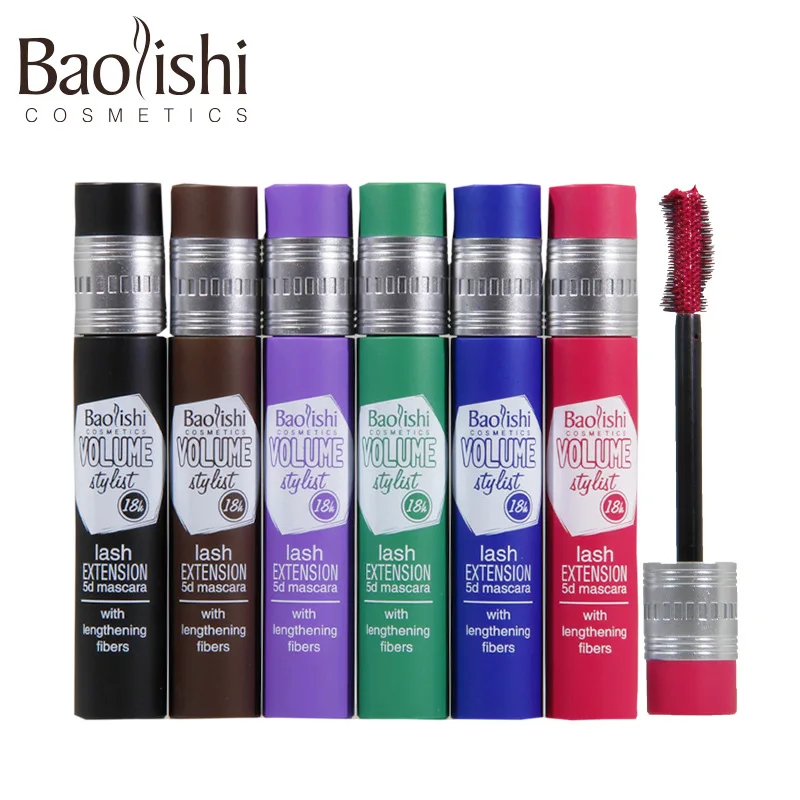 Colorful Mascara Waterproof Long-Lasting Mascara Quick-drying Thick Curling Eyelash Colored Eyes Makeup Cosmetics