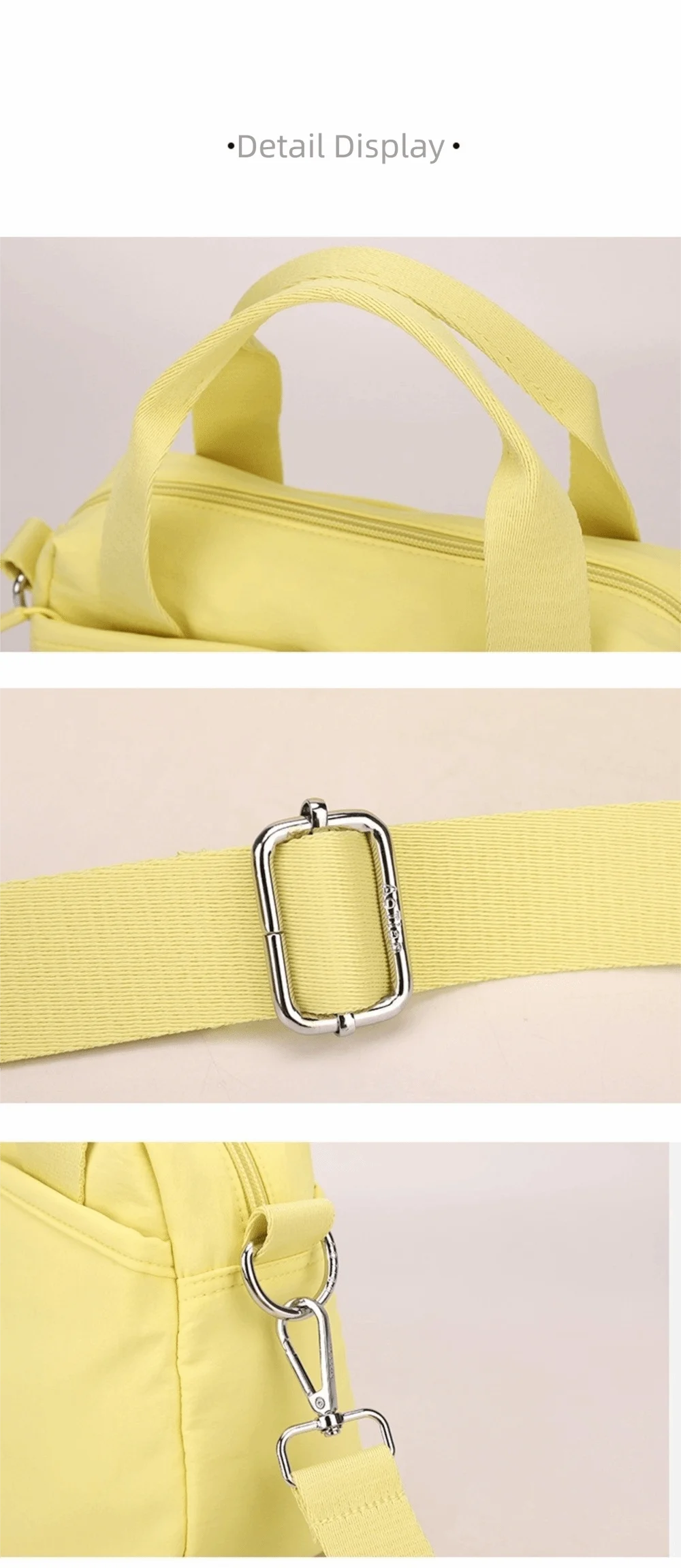 Neue Lässige Oxford-Stoff Umhängetasche Große Kapazität Wasserdichte Mama-Tasche Vielseitige Messenger-Tasche Reise – Detail 15