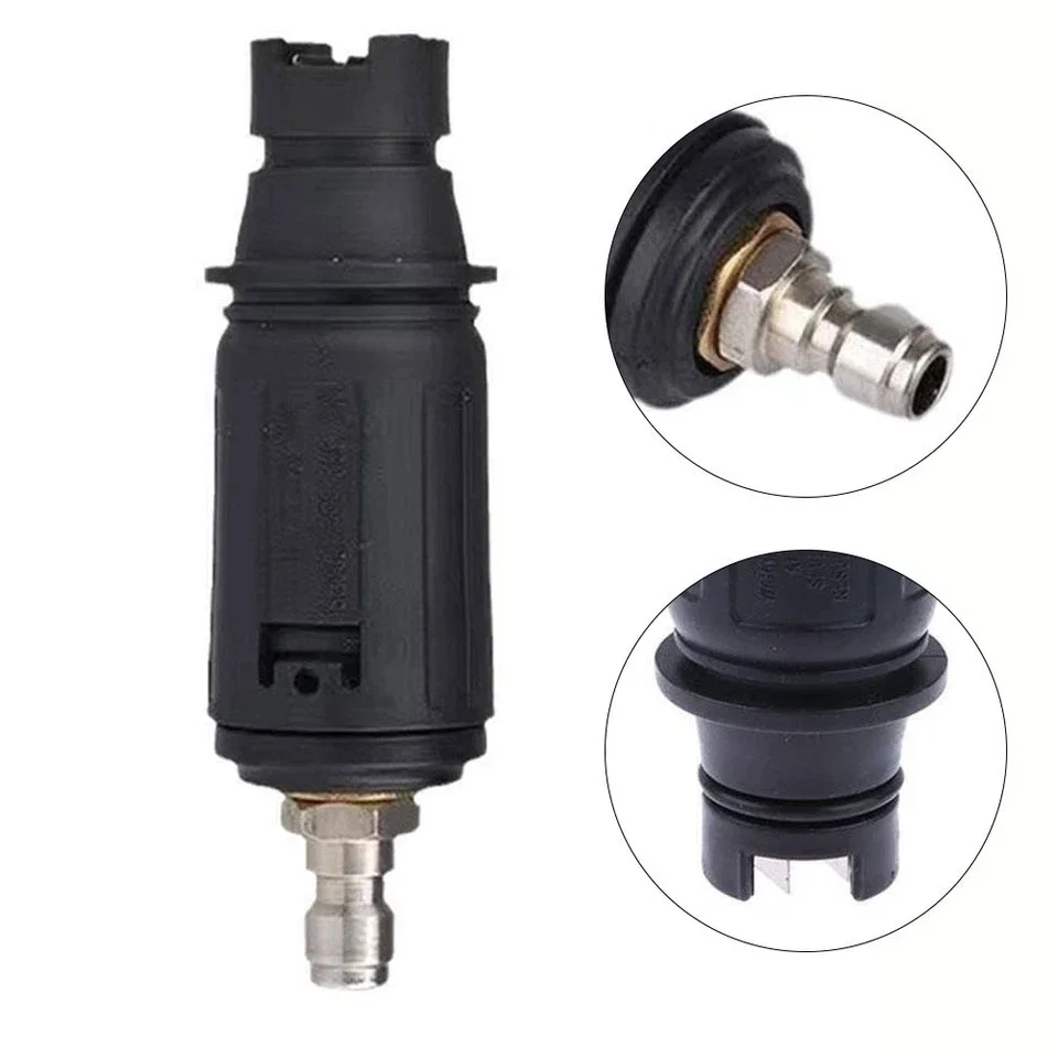 각도 조절 가능 고압 세척기 노즐 3000 PSI - 1/4인치 퀵 플러그 연결 분무기 (자동차 정원 청소용) 썸네일 2