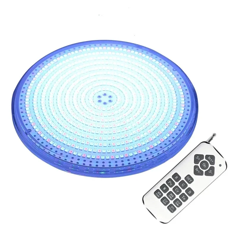 Luz LED RGB para piscina, iluminación subacuática, 45W, 25W, 30W, 55W, 35W, IP68, Multicolor