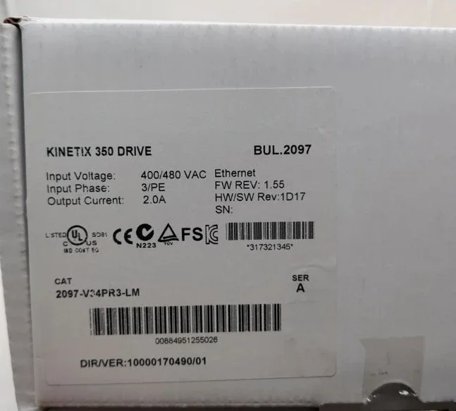

Brand new 2097-V34PR3-LM 2097 V34PR3 LM 3 Phase Servo Driver 1PCS Full Stock Fast Delivery