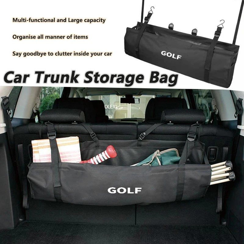 

Car interior rear seat back storage bag For Volkswagen VW Golf Polo Tiguan T5 Passat b6 Jetta Scirocco Sagitar Touareg Touran