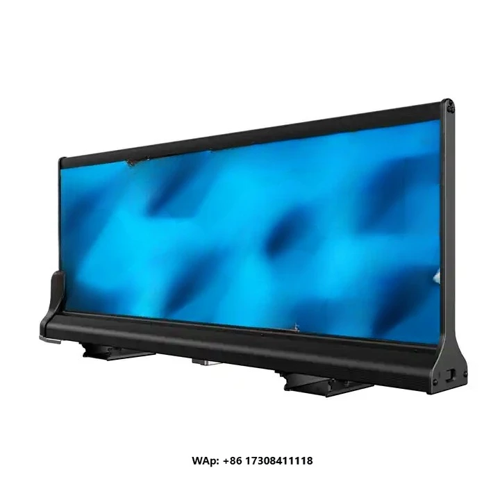 Waterproof double-sided advertising LED display P2.5 car taxi roof Led sign top LED display