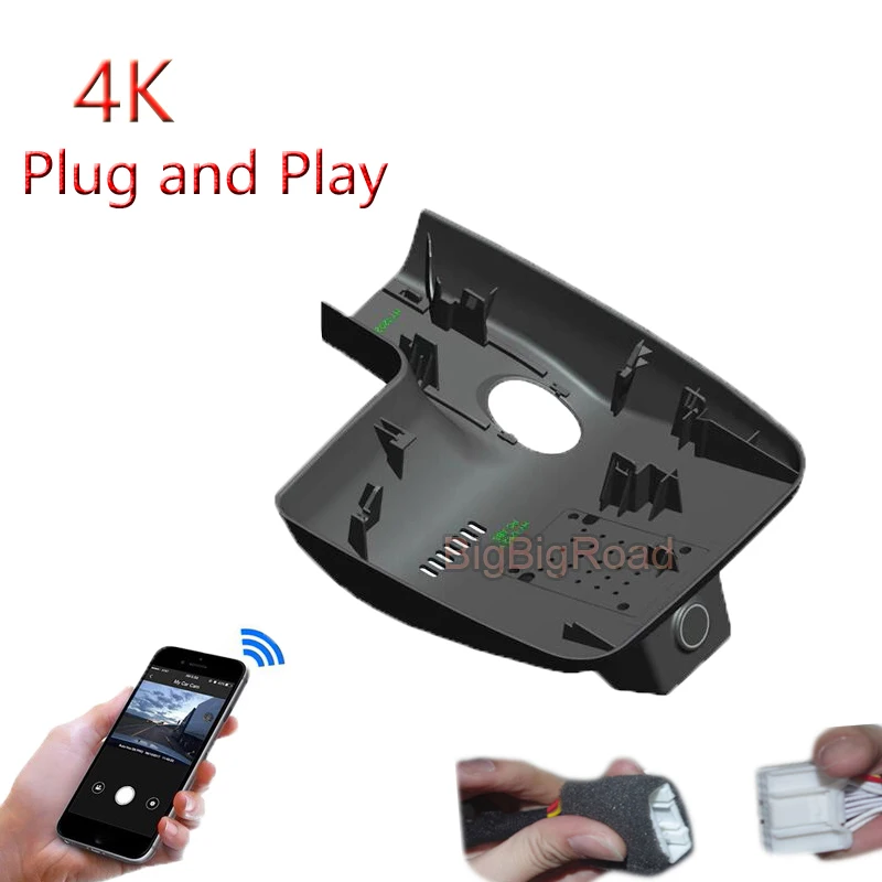 

4K Plug And Play For Buick Velite 6 2022 2021 2023 Dashing Cam Car Video Recorder Wifi DVR Dash Camera FHD 2160P