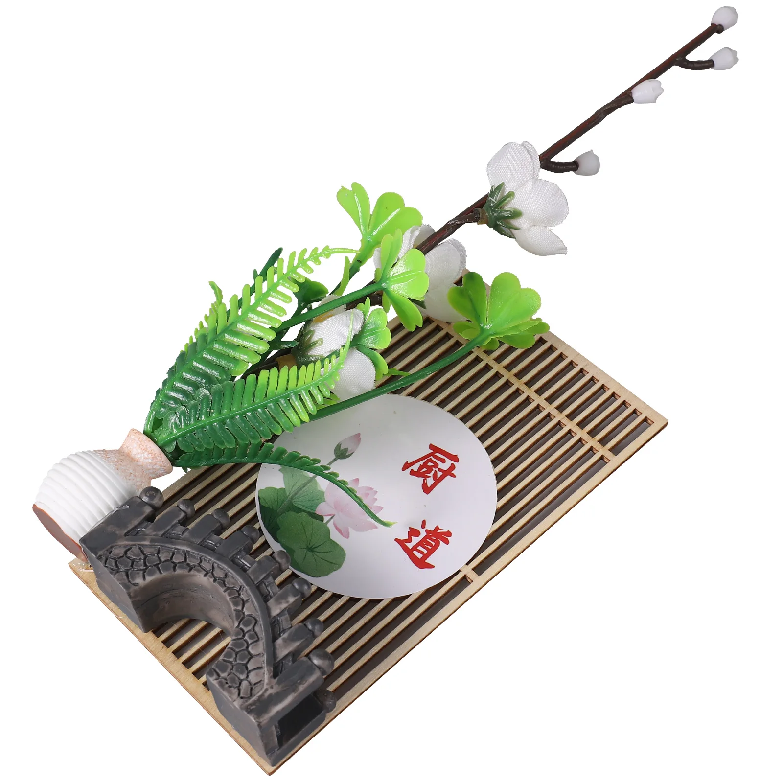 

Artificial Japanese Flowers Sashimi Plate Decorationsflower adornment for Sushi Accessoriesfaux plants indoor kitchen bar