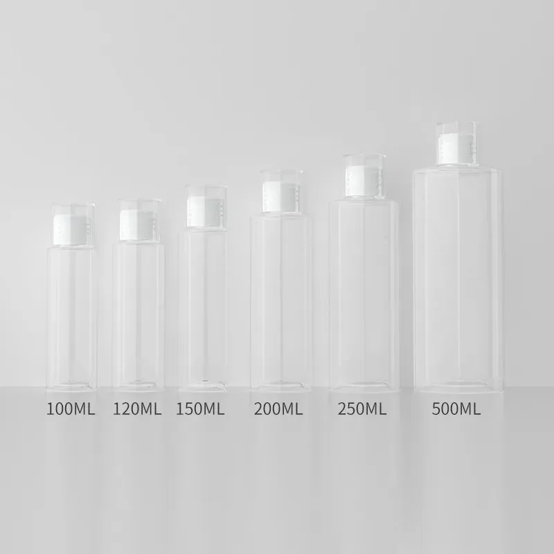10/30/50pcs 100ml-500ml Portable Travel Bottle Plastic Bottles Travel Sub Bottle Shampoo Cosmetic Lotion Container Wholesale
