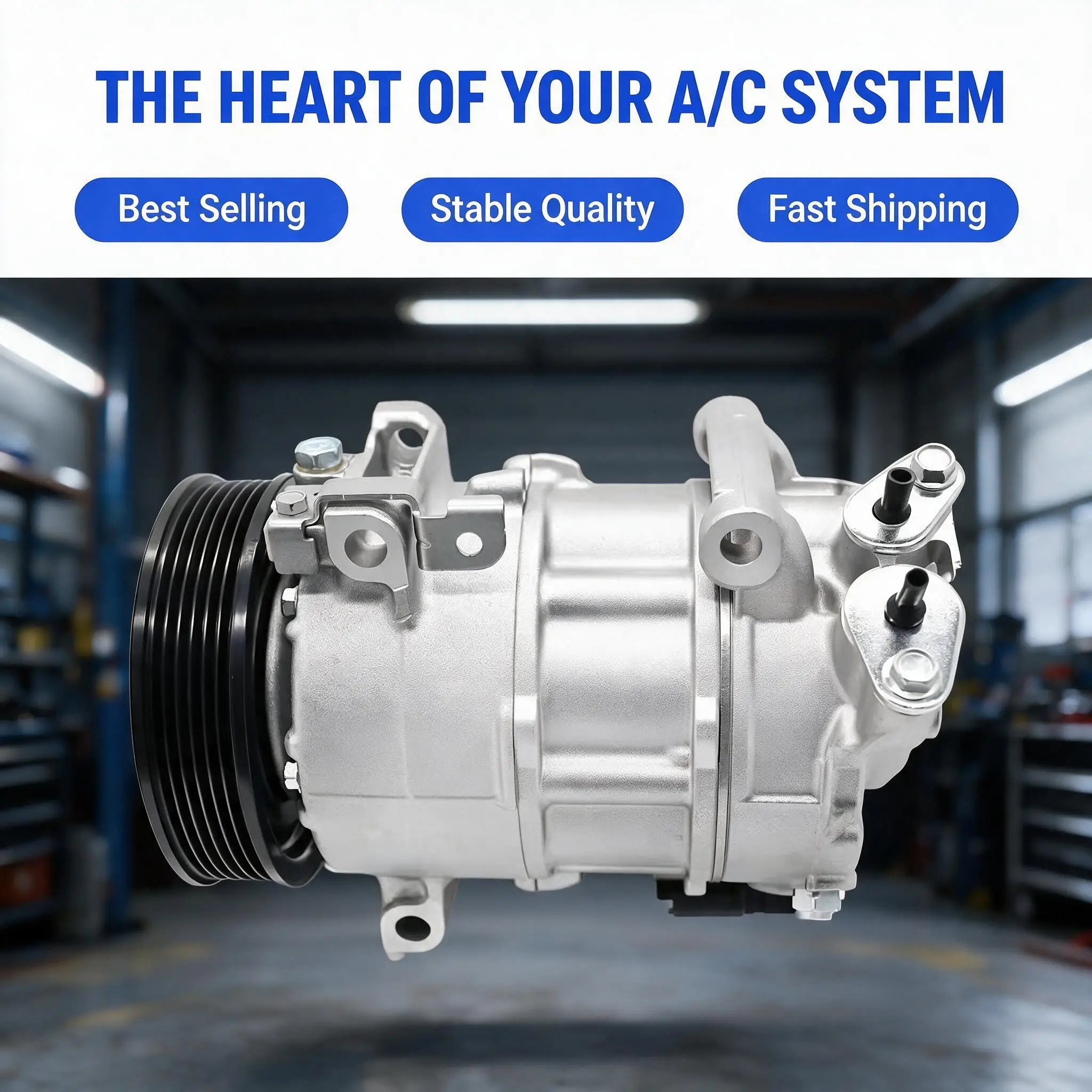 Air Conditioning Compressor For Peugeot 308 I 308 CC 308 SW 2007‑2014 4471500220 4471501730 4471501731 4471501750 4471503250 - view 5