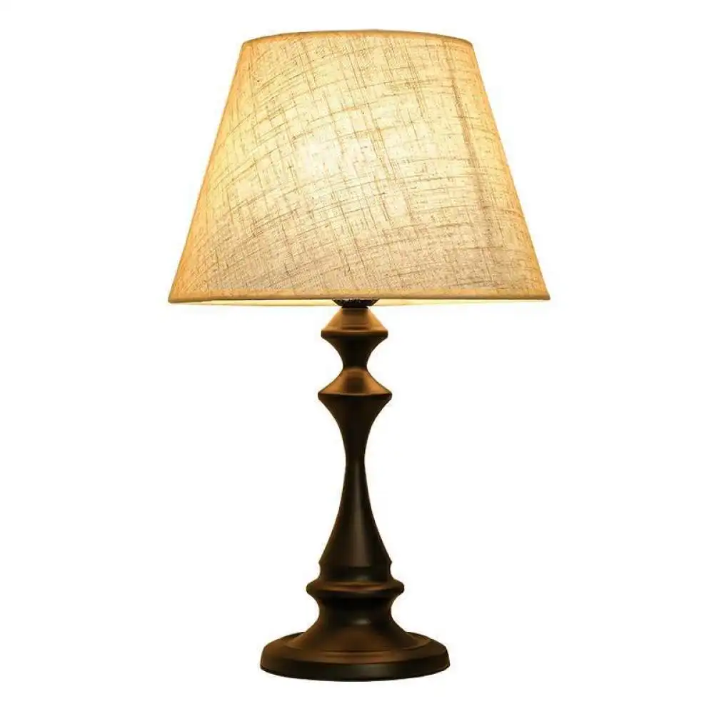 Vintage American Table Lamp Dimmable Desk Light Retro Bedside Reading Lamp Bedroom Night Decorative Office Study Light view 6