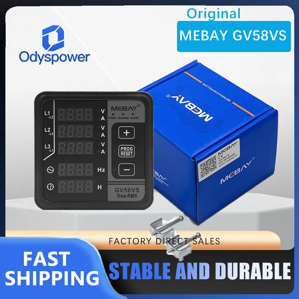 GV58VS Generator Set Multi-Function Digital Display Meter Generator Set Controller Monitoring Instrument