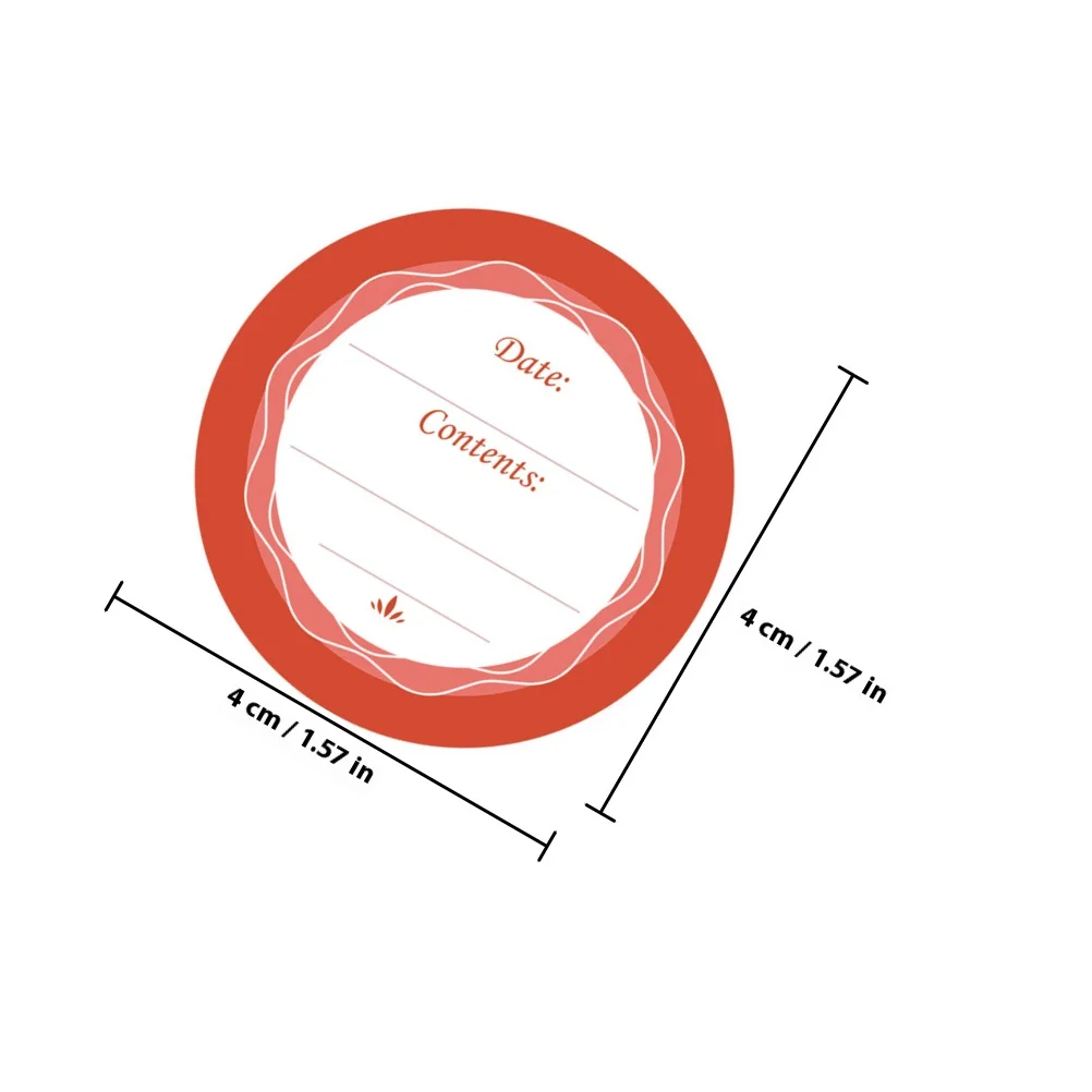 60Pcs Waterproof Date Labels Reusable Bottle Stickers for Food Storage Jars Containers Labeling System Convenient Office Kitchen