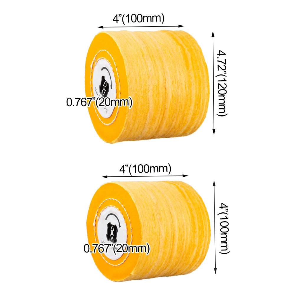 1 piece Cotton Cloth Polishing Buffing Wheel for Metal Finishing For Wire Drawing Machine