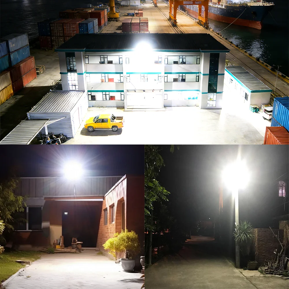 12000W Outdoor Solar Lamp Ultra Powerful Solar Street Light 320° Wide Range Dusk to Dawn Lighting IR Sensor Backyard Garden Yard