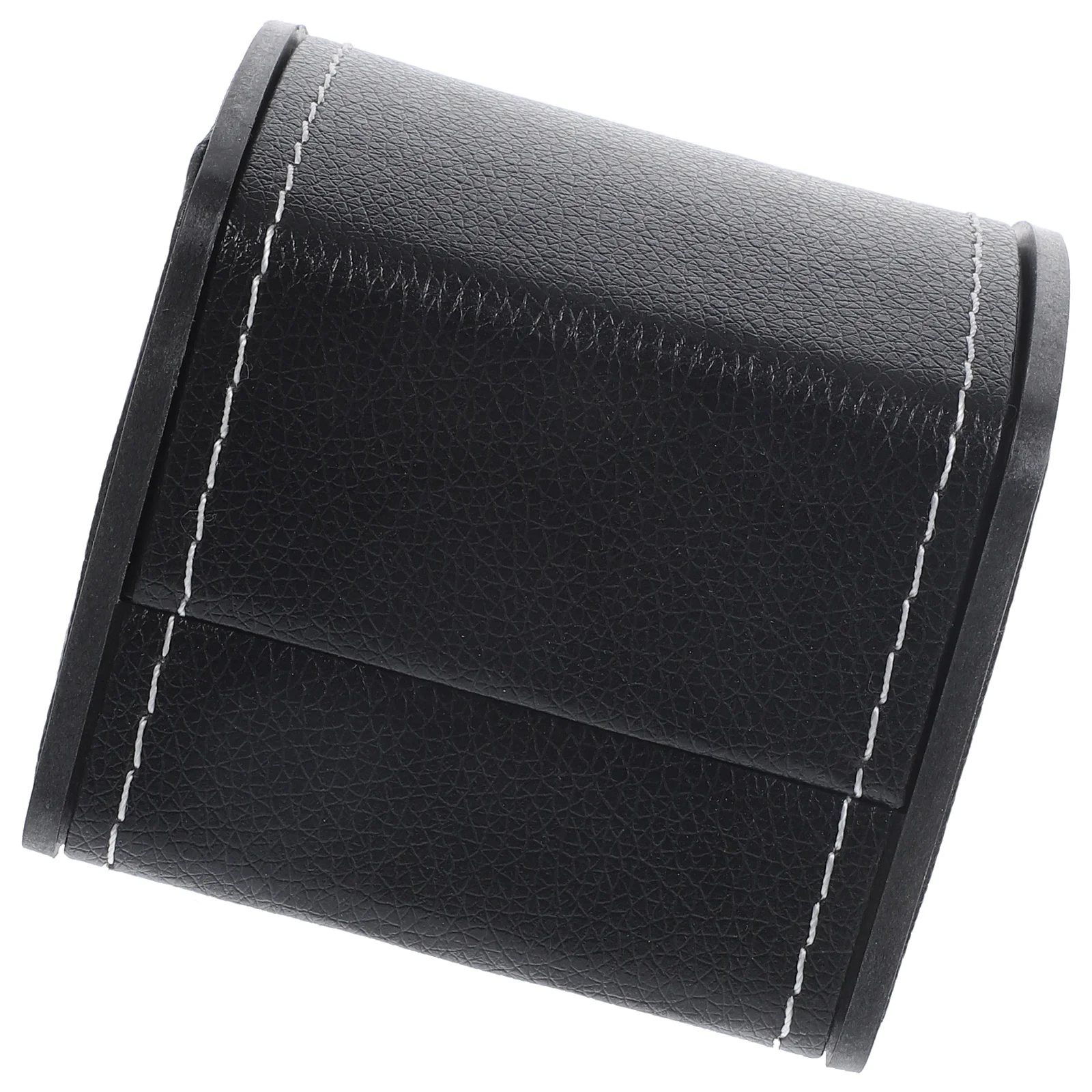 PU Watch Case for Men and Women Square Clamshell Design Travel Jewelry Box Storage Wristwatch Display Organizer