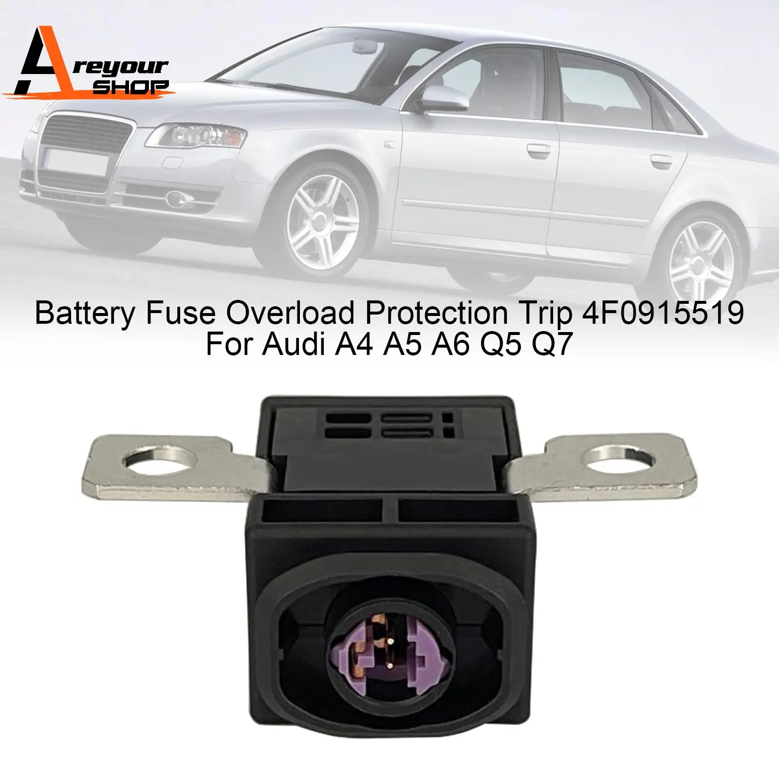 Areyourshop Battery Fuse Overload Protection Trip 4F0915519 for Audi A4 A5 A6 Q5 Q7