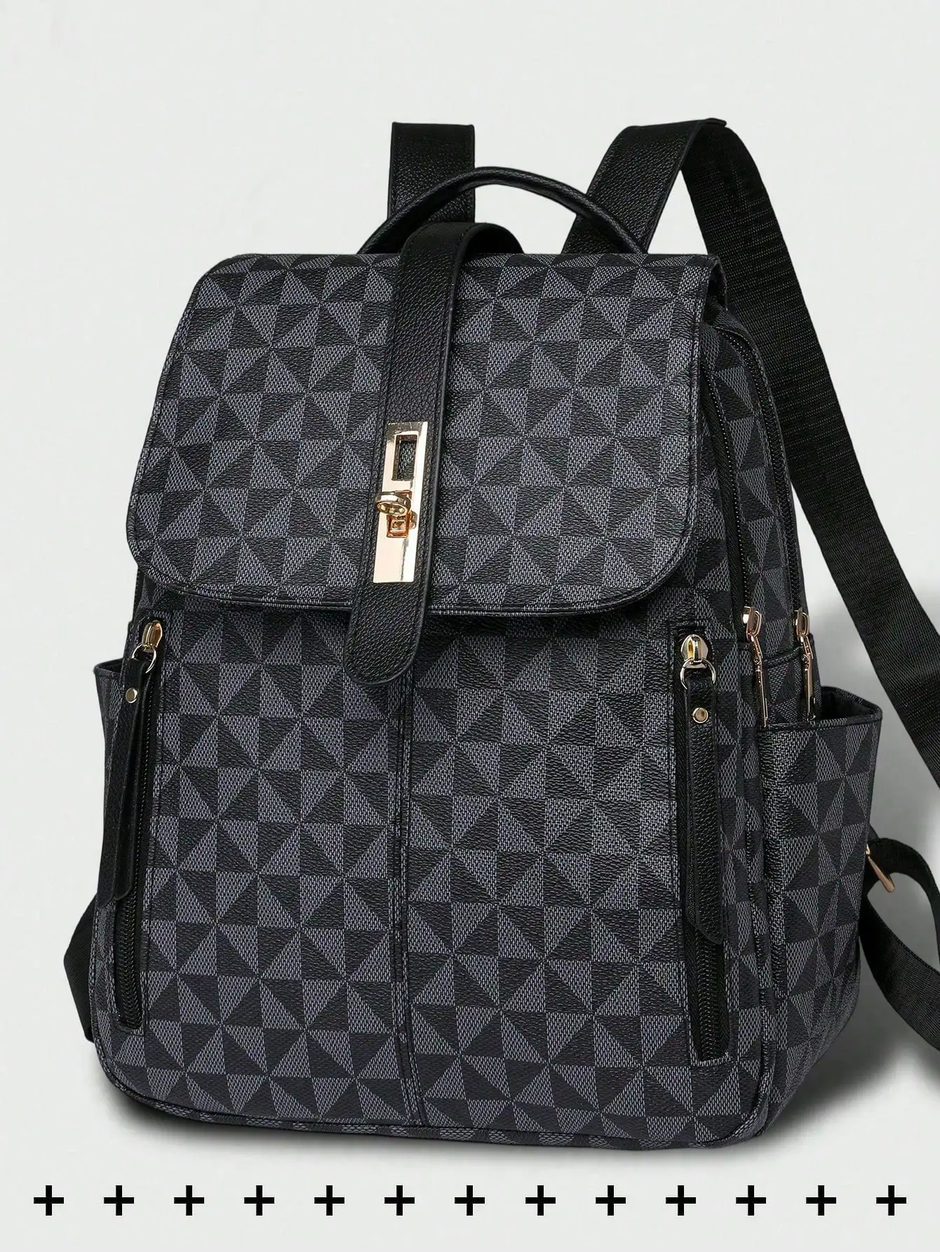 

1 PC Solid Color Portable Backpack Back To School High-End Feeling Popularized Backpack,Multifunctional And Large Capacity Fashionable And Casual