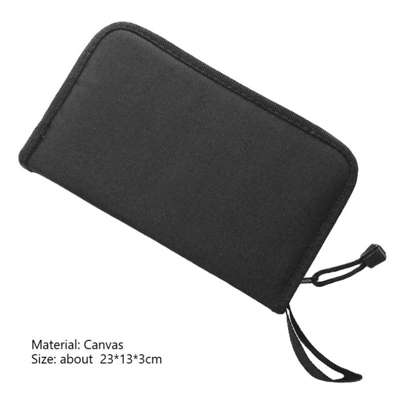 Multi-Function Organizer: Leather/Canvas Storage Roll for Sculpting, Drawing & Hand Tools