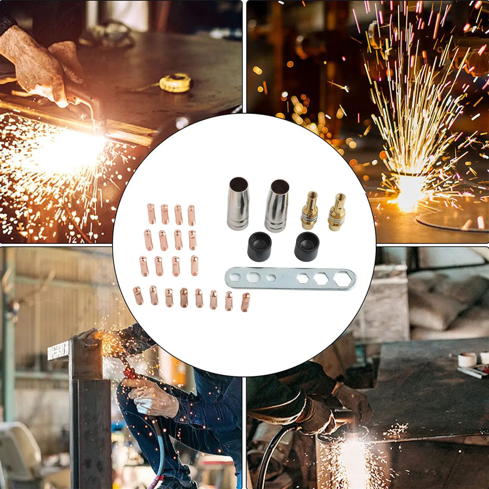 

Бесшовные газовые сопла 15AK из меди для легкой установки, с отличной теплопроводностью, для оборудования 15AK