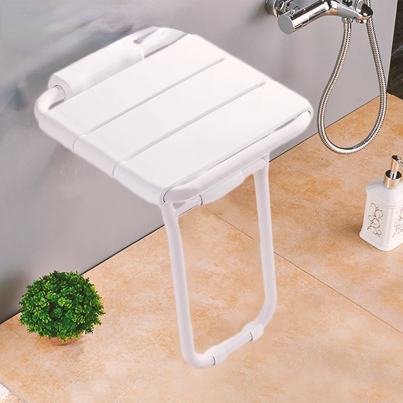 Wall Mounted Shower Seat shower folding seat for elderly toilet bath stool bathroom bench Cadeira for seniors and elders