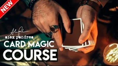 Alex Pandrea Card Magic Course Zoom Live (1-5 Week +Bonus Week)   -Magic tricks