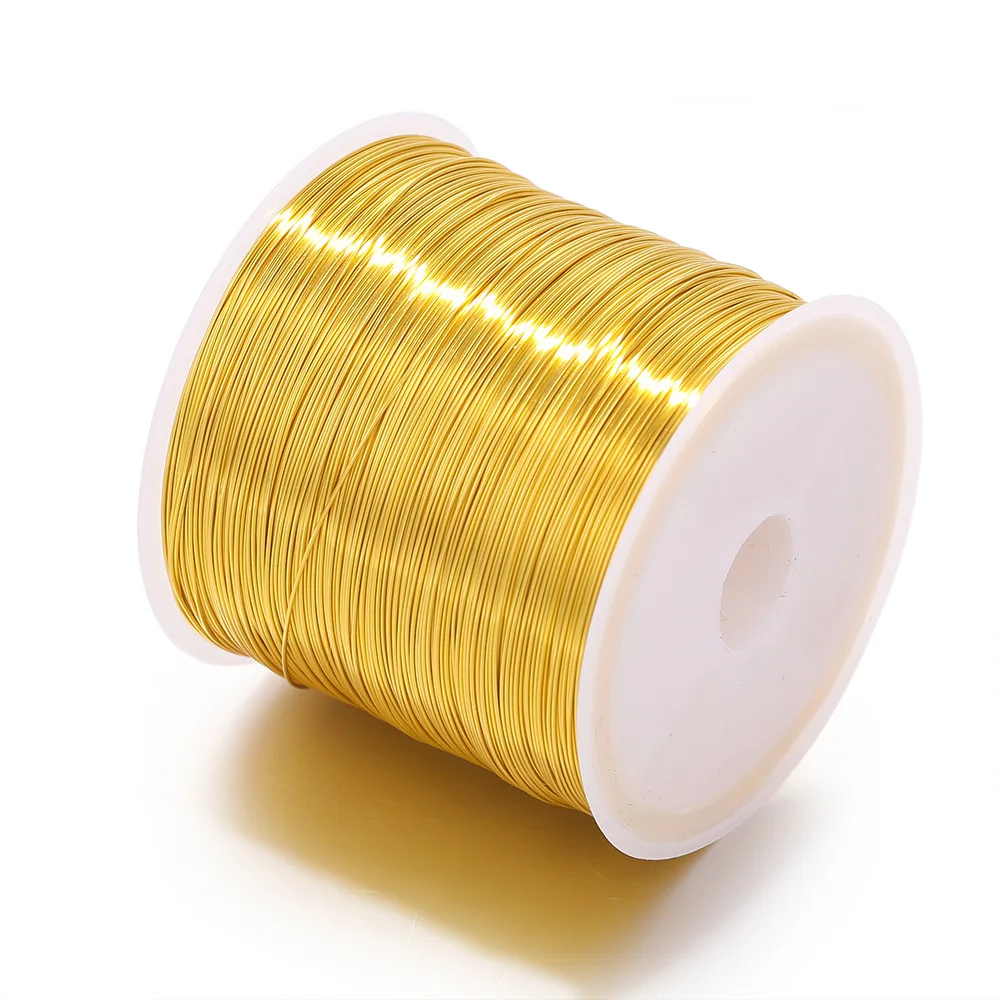 10/100mPcs Large Rolled Copper Wire High Color Preservation Copper Wire Bracelet Necklace Special Wire DIY Jewelry Accessories