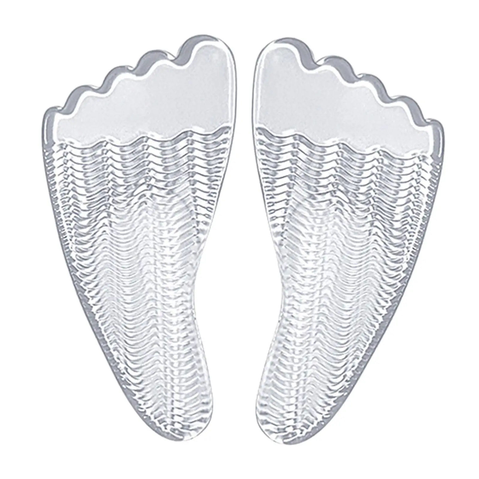 2 Pieces Arch Support Shoe Inert Portable Anti Slip Universal High Heel Inserts for Sandals Sports Flats Boots Casual Shoes