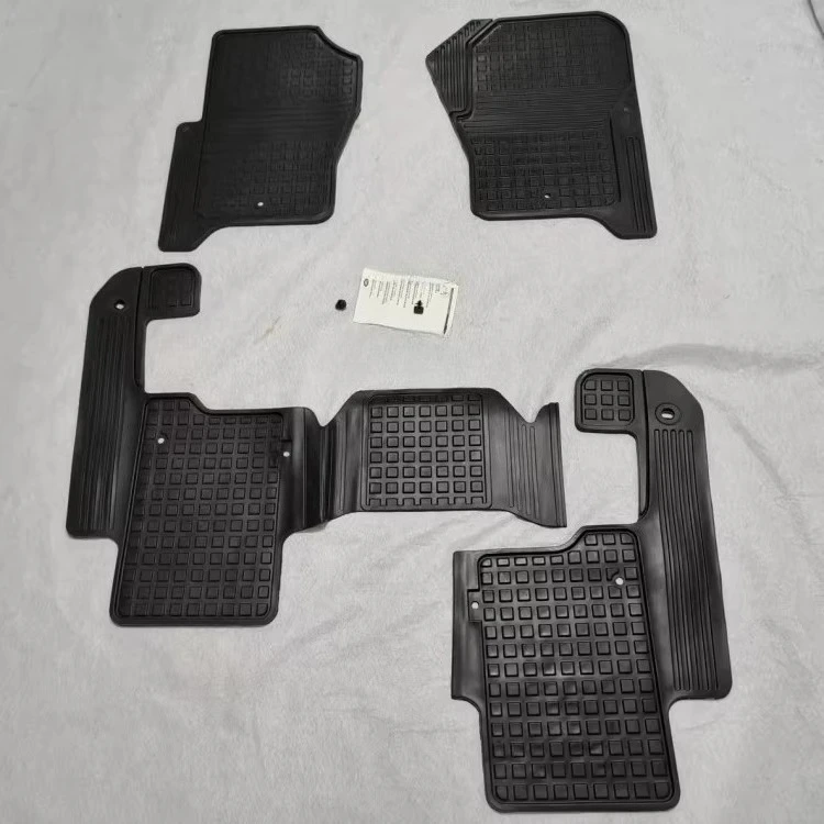 

Резиновые коврики для пола автомобиля и комплект защитных накладок на багажник для Land Rover Discovery 4, оригинальные, водонепроницаемые, черные
