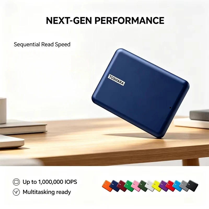 Original NEW A5 Navy Blue/White/Green Portable External HDD USB3.0 High Speed Storage Hard Drive for Laptop File Data Backup
