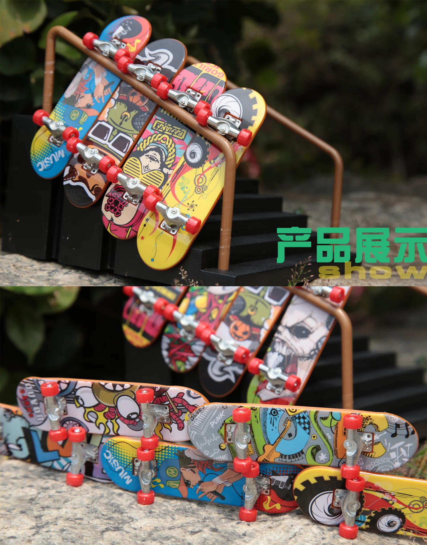 フィンガーボードゲーム,清算,プロモーション,日曜大工用,金属製ブリッジ付き,子供用トラック,おもちゃ,ギフト