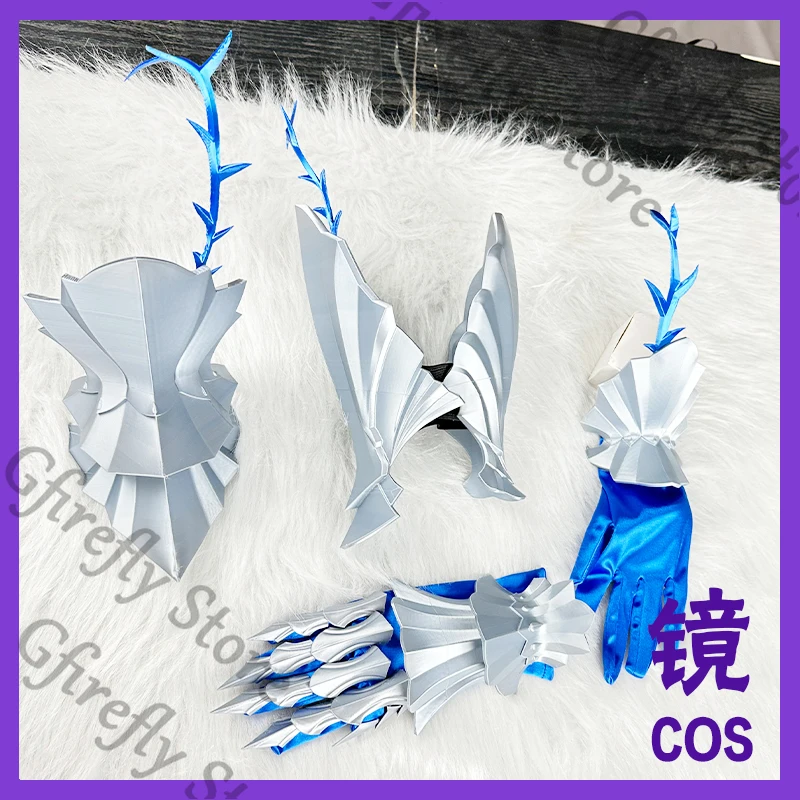 

Wuthering Waves Cartethyia Hallowmas Role-playing Armors Headwear Anime Cosplay Costumes Model Ornaments Set